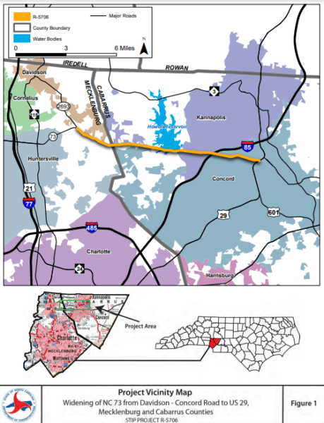 NC 73 Widening – NCDOT R-2632AB | NC Eminent Domain Law Firm