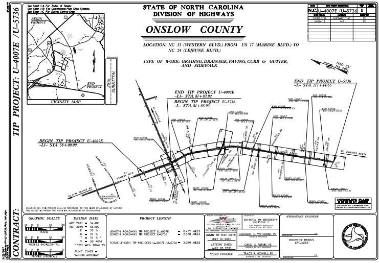 Nc 53 Western Boulevard Access Improvements Nc Eminent Domain Law Firm